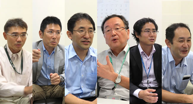 第14回JGN-Xインタビュー／JGN-Xユーザ座談会 in 高知　高知工科大学・福本教授（右側）と高知医療センター・澤田先生（中央）・北村さん（左側）