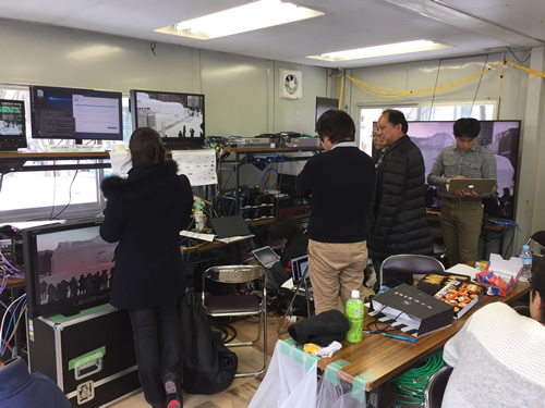 Experimental site in Sapporo