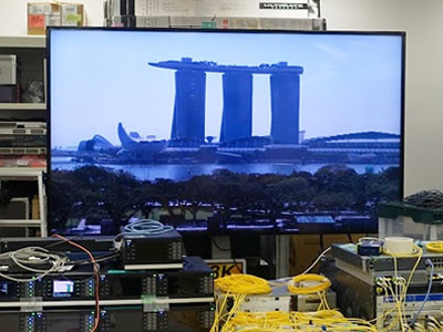 8K video image from Singapore
