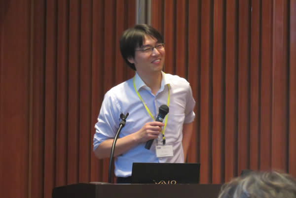 JGN-Xユーザの事例紹介-1／質問に回答する釣谷氏